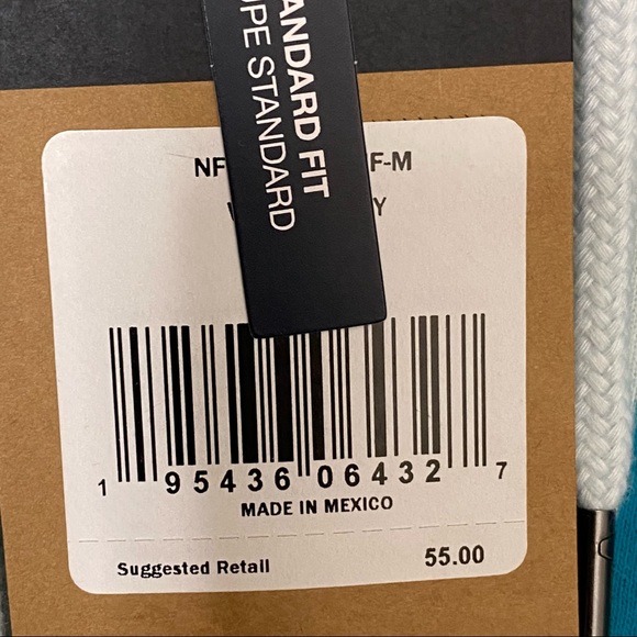 NWT NORTH FACE Pullover ice blue hoodie size medium - Picture 7 of 7